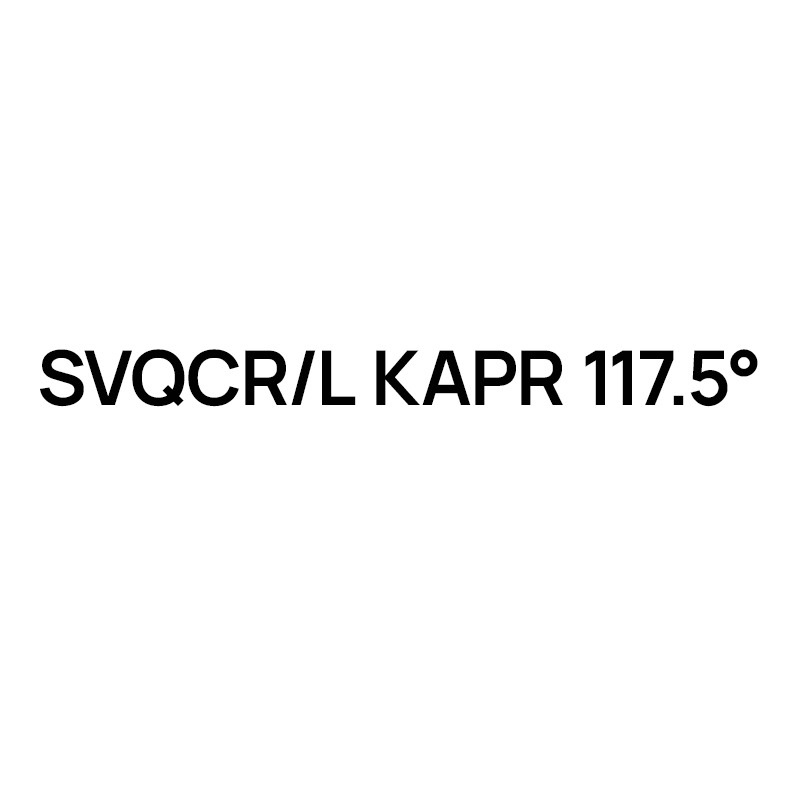 Державки SVQCR/L KAPR 117.5° для внутреннего точения